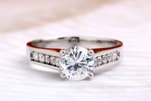 1캐럿 다이아몬드 시그니티 반지 CE-431 다이아몬드 선택 가능